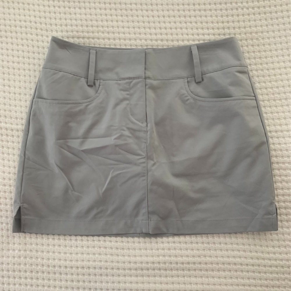 Gray Adidas Golf Skort